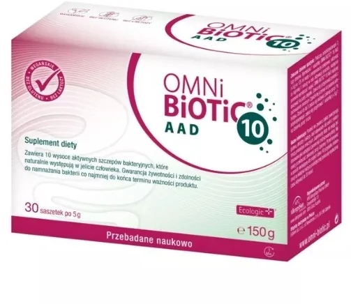 OMNi-BiOTiC® 10 AAD suplement diety, proszek w saszetkach, 30 szt. x 5 g