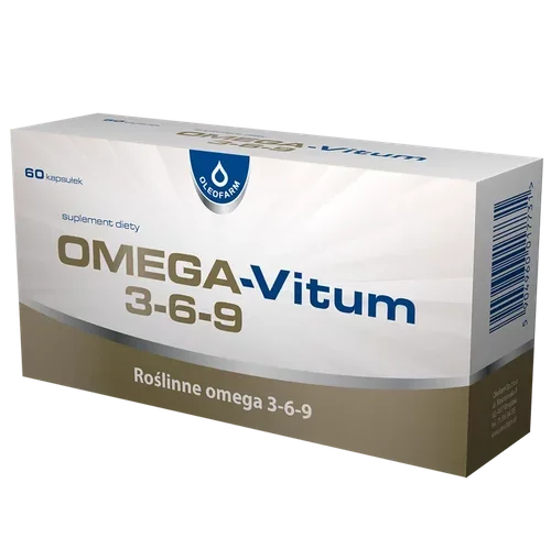 Oleofarm Omega-Vitum 3-6-9 suplement diety, 60 kapsułek