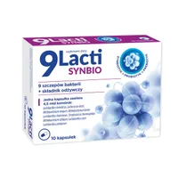 9 Lacti Synbio, suplement diety, 10 kapsułek