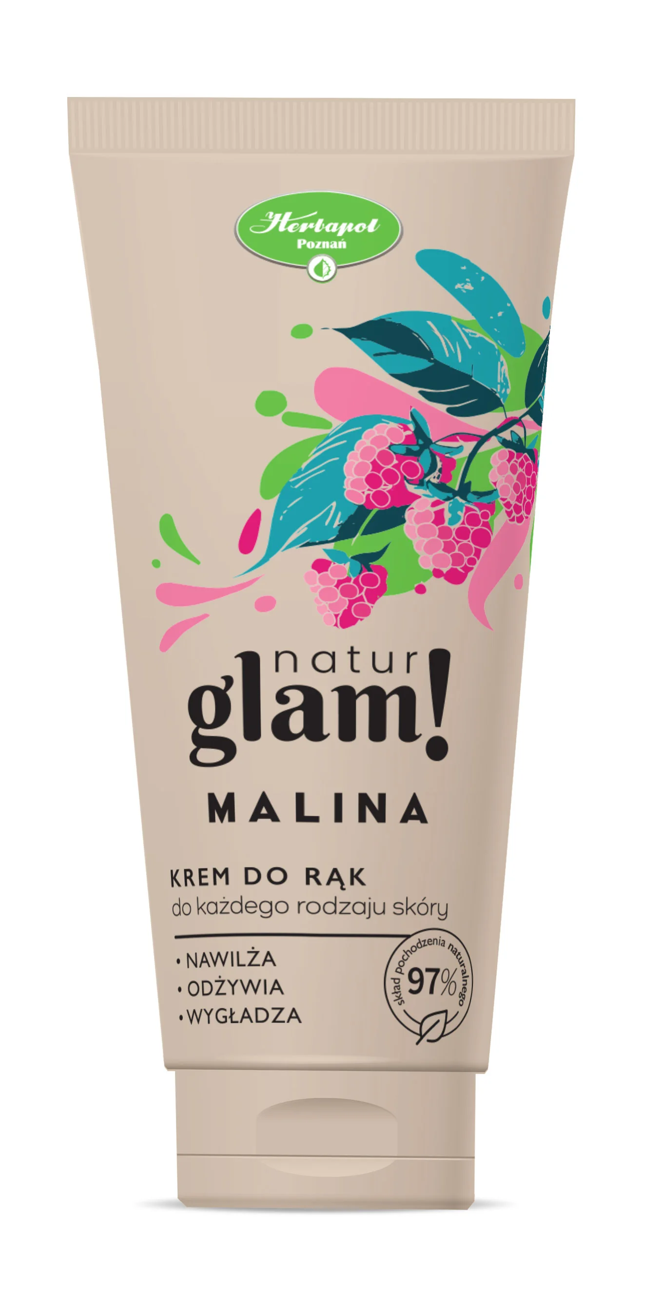 NaturGlam! Malina krem do rąk, 100 ml