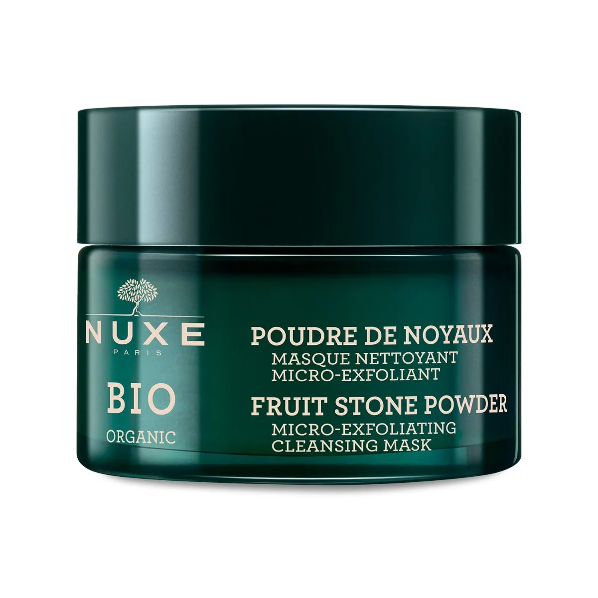 Nuxe Bio, mikrozłuszczająca maska oczyszczająca z pestek owocowych, 50 ml 