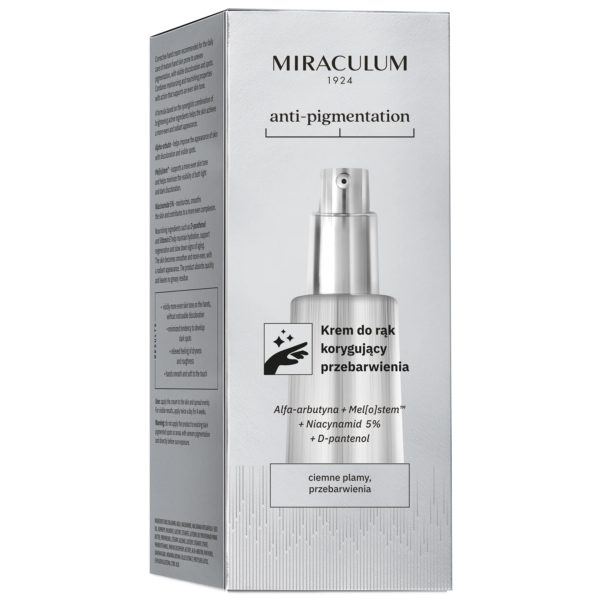 Miraculum Anti-Pigmentation krem do rąk korygujący przebarwienia, 75 ml