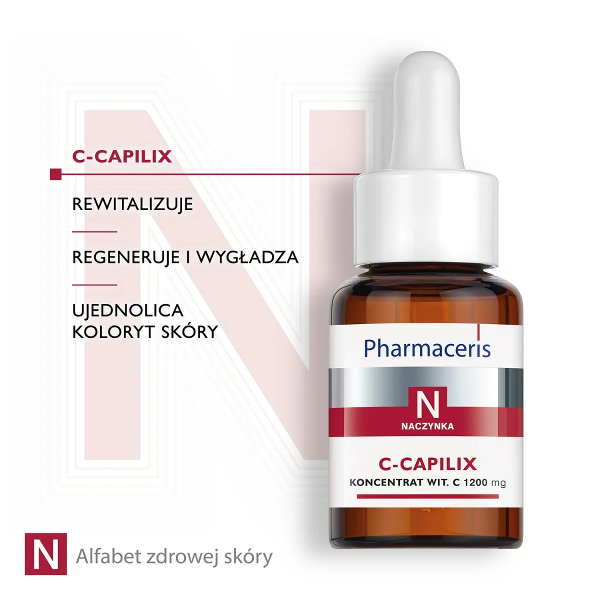 Pharmaceris N C-Capilix, koncentrat z witaminą C 1200 mg wzmacniająco -wygładzający, 30 ml 