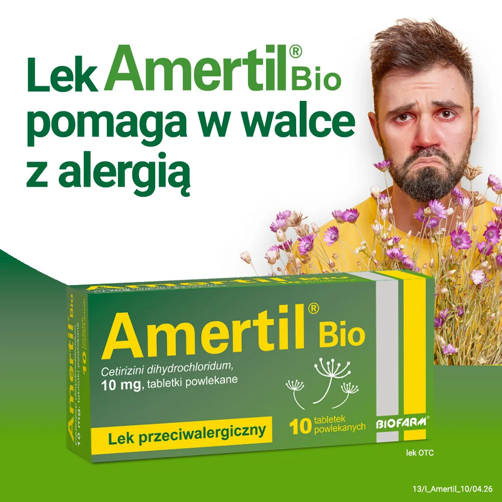 Amertil Bio 10 mg 10 tabletek powlekanych