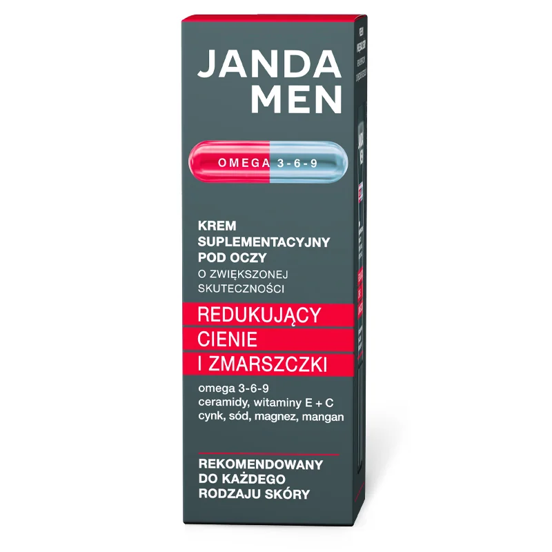 Janda Men krem pod oczy OMEGA 3-6-9, 15 ml