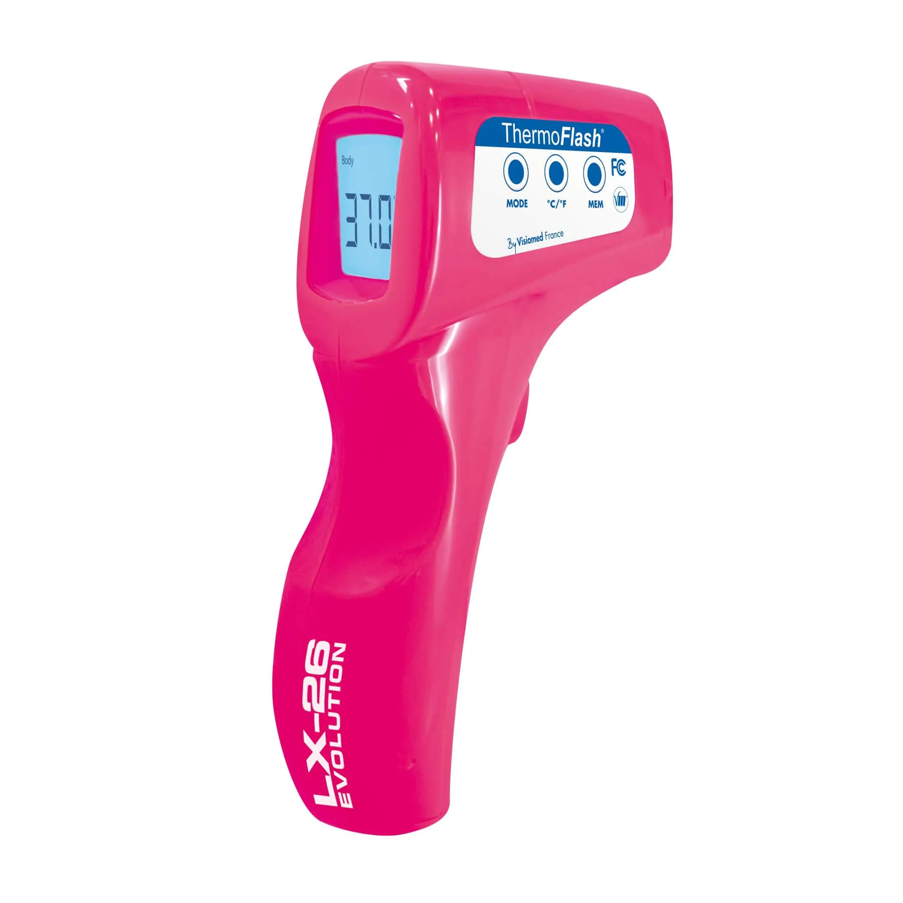 ThermoFlash Evo LX-26 pink, termometr bezdotykowy