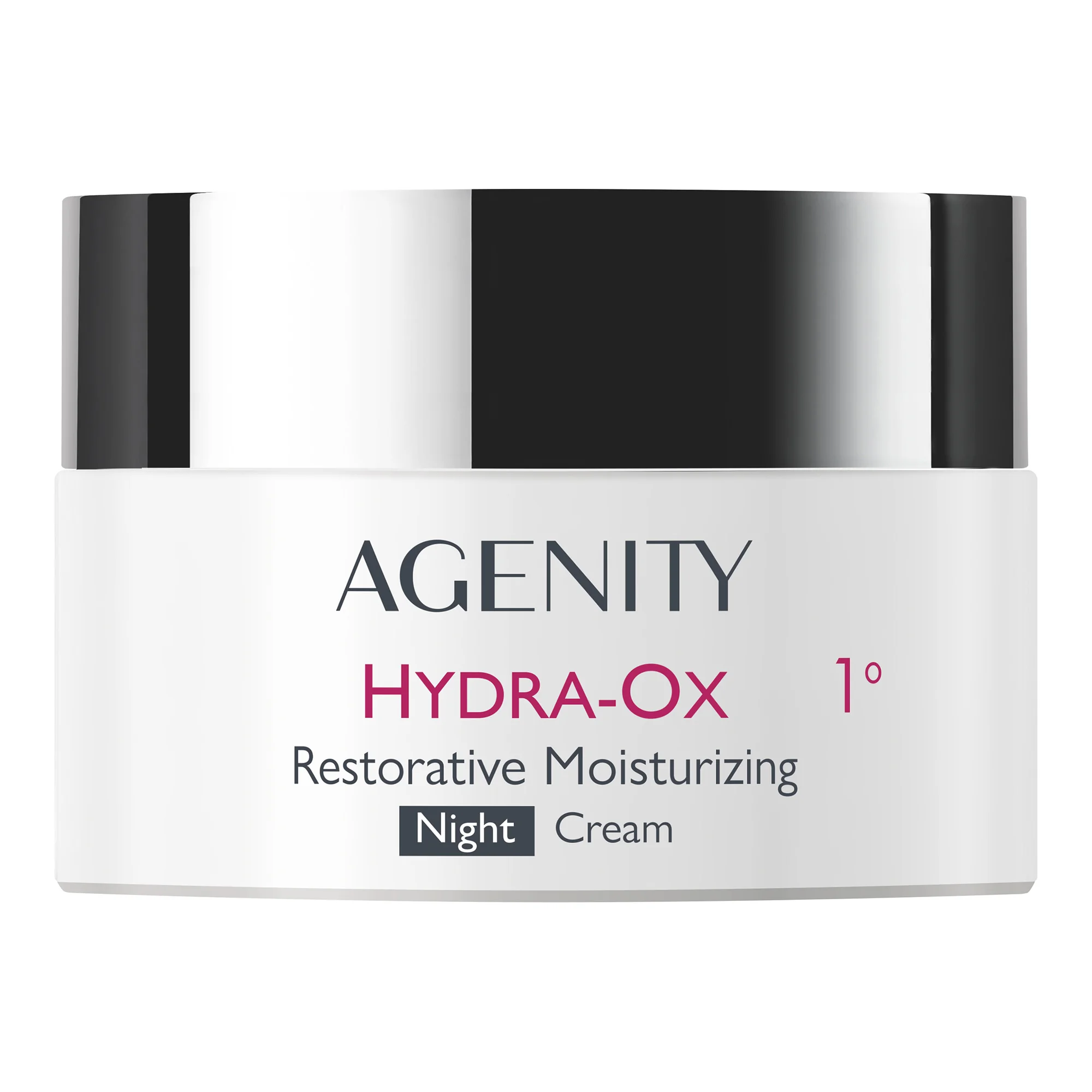 AGENITY Hydra-Ox 1° Odbudowujący krem nawilżający na noc, 50 ml
