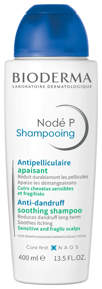 Bioderma Nodé P Shampooing kojący szampon przeciwłupieżowy do włosów delikatnych, 400 ml