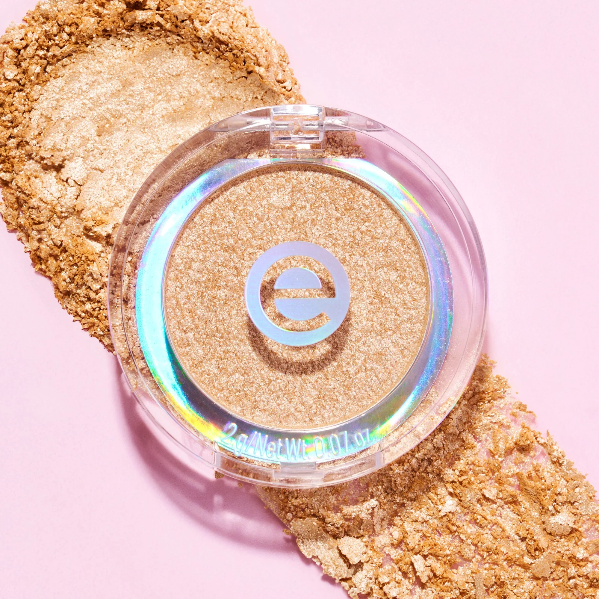 Essence Mono Eyeshadow Pearly cień do powiek w pudrze 01 Golden Glow, 2 g