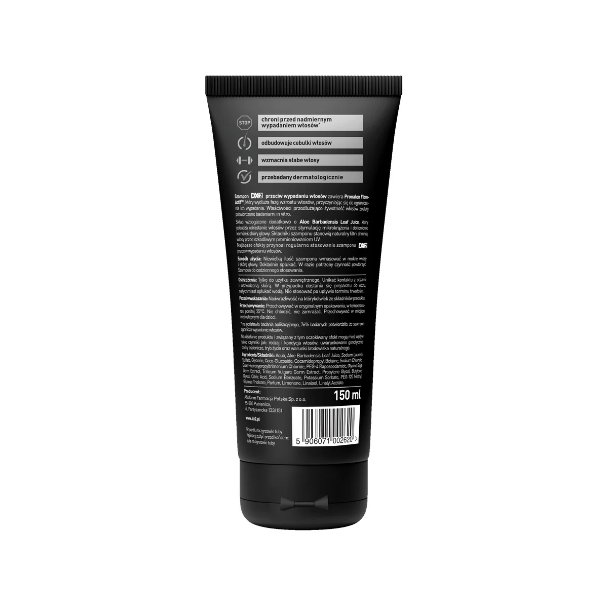DX2 szampon dla mężczyzn przeciw wypadaniu włosów, 150 ml