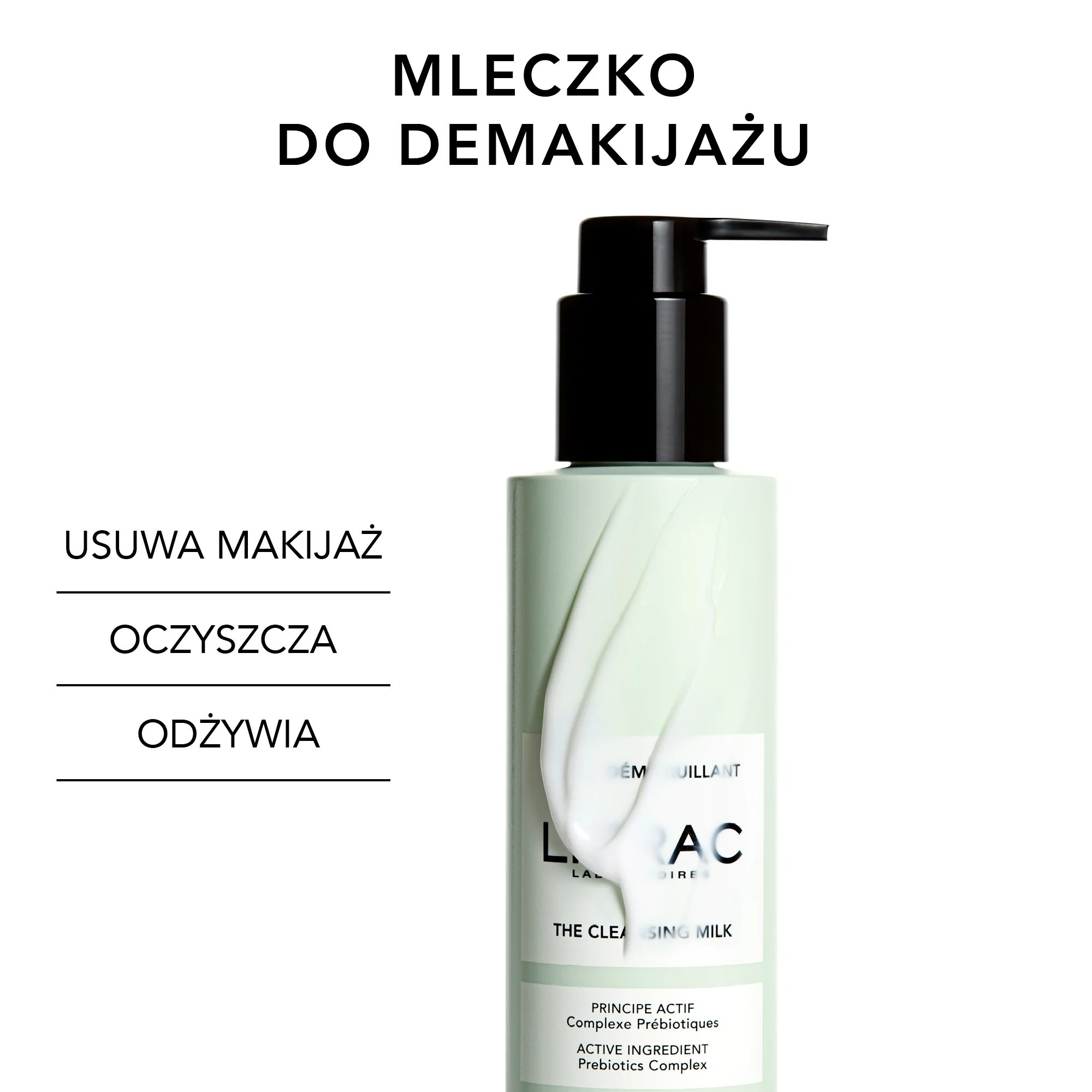 Lierac Mleczko do demakijażu z prebiotykami 200 ml