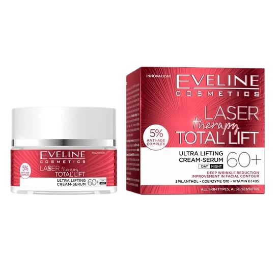 Eveline Laser Therapy krem do twarzy 60+, 50 ml