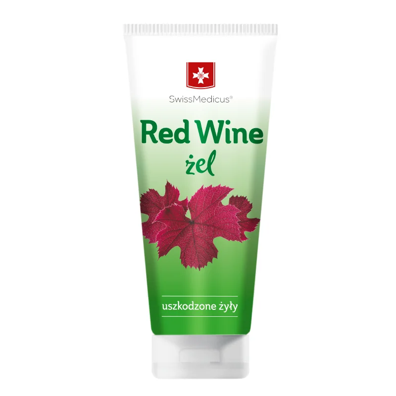 Swiss Medicus® Red Wine Żel na uszkodzone żyły, 200 ml
