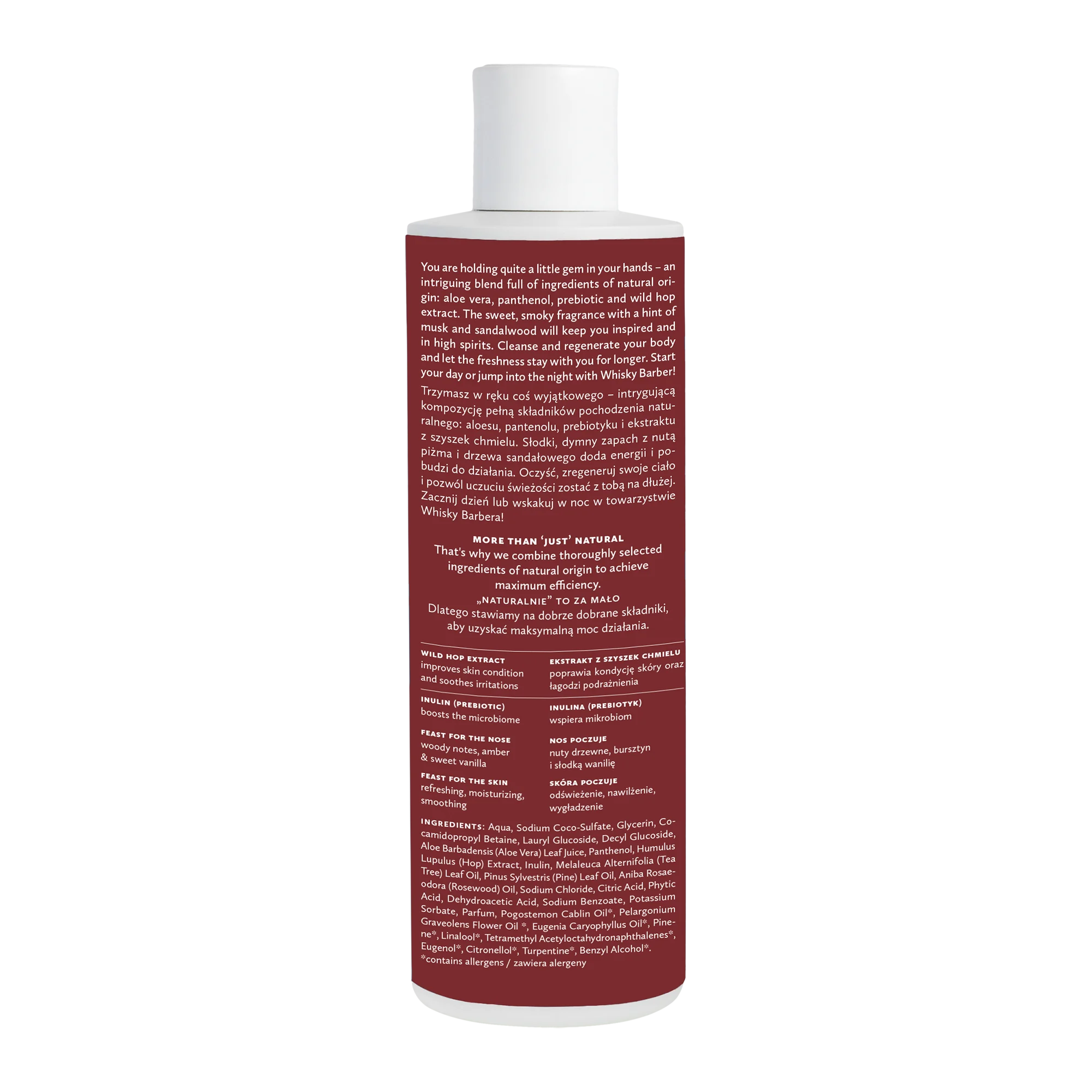 Hagi Whisky Barber naturalny żel do mycia ciała, 300 ml