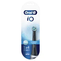 Oral-B iO Ultimate Clean Black Onyx końcówki wymienne do szczoteczki elektrycznej, 4 szt.