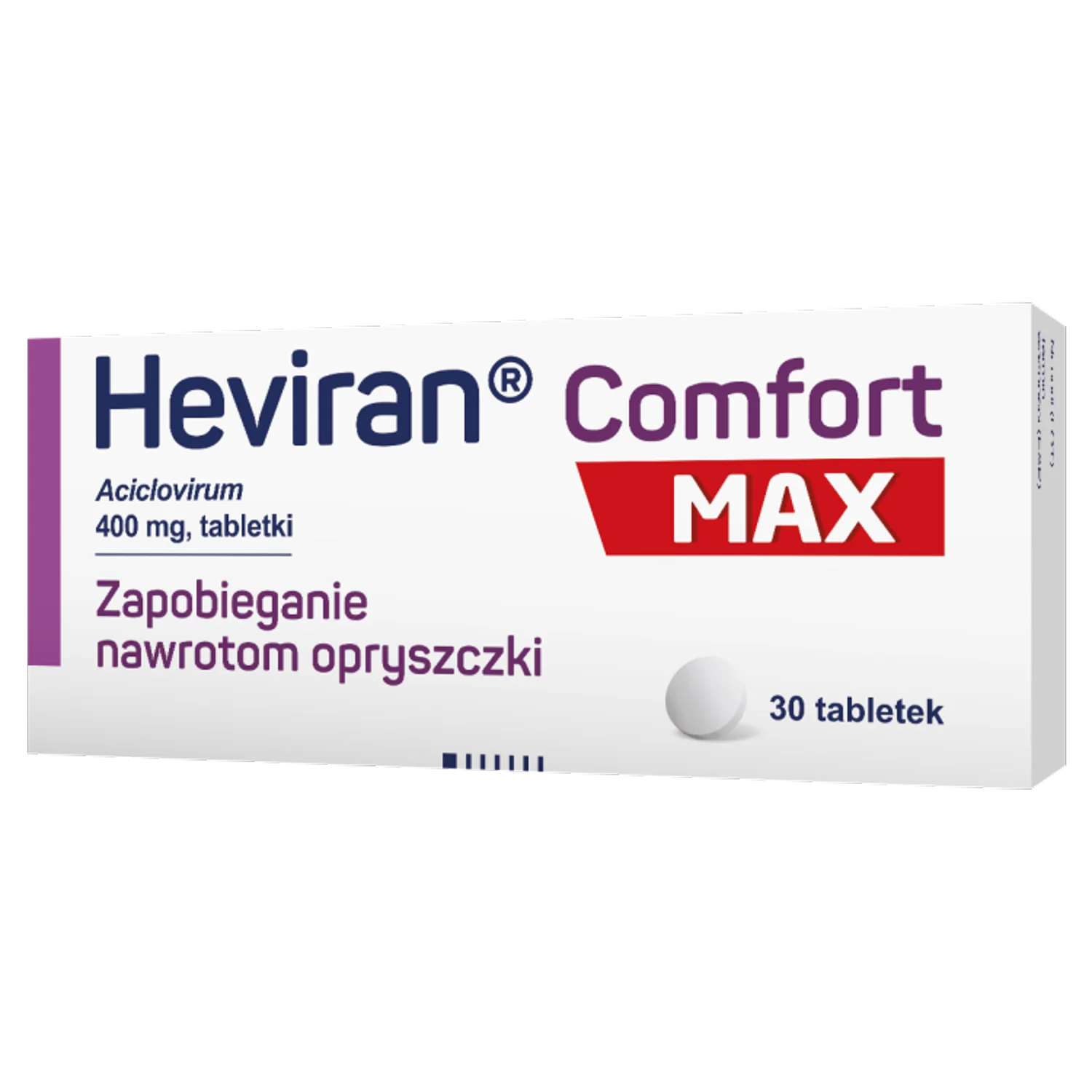 Heviran Comfort Max 0,4 g, 30 tabletek