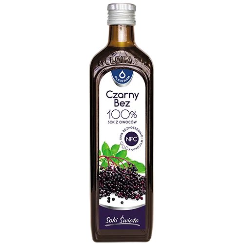 Oleofarm Sambuvital sok z owoców czarnego bzu 100%, 490 ml