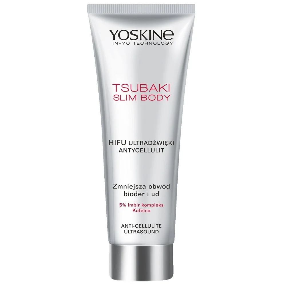 Yoskine Tsubaki Slim Body HIFU Ultradźwięki antycellulitowy rozgrzewający koncentrat do ciała, 200 ml