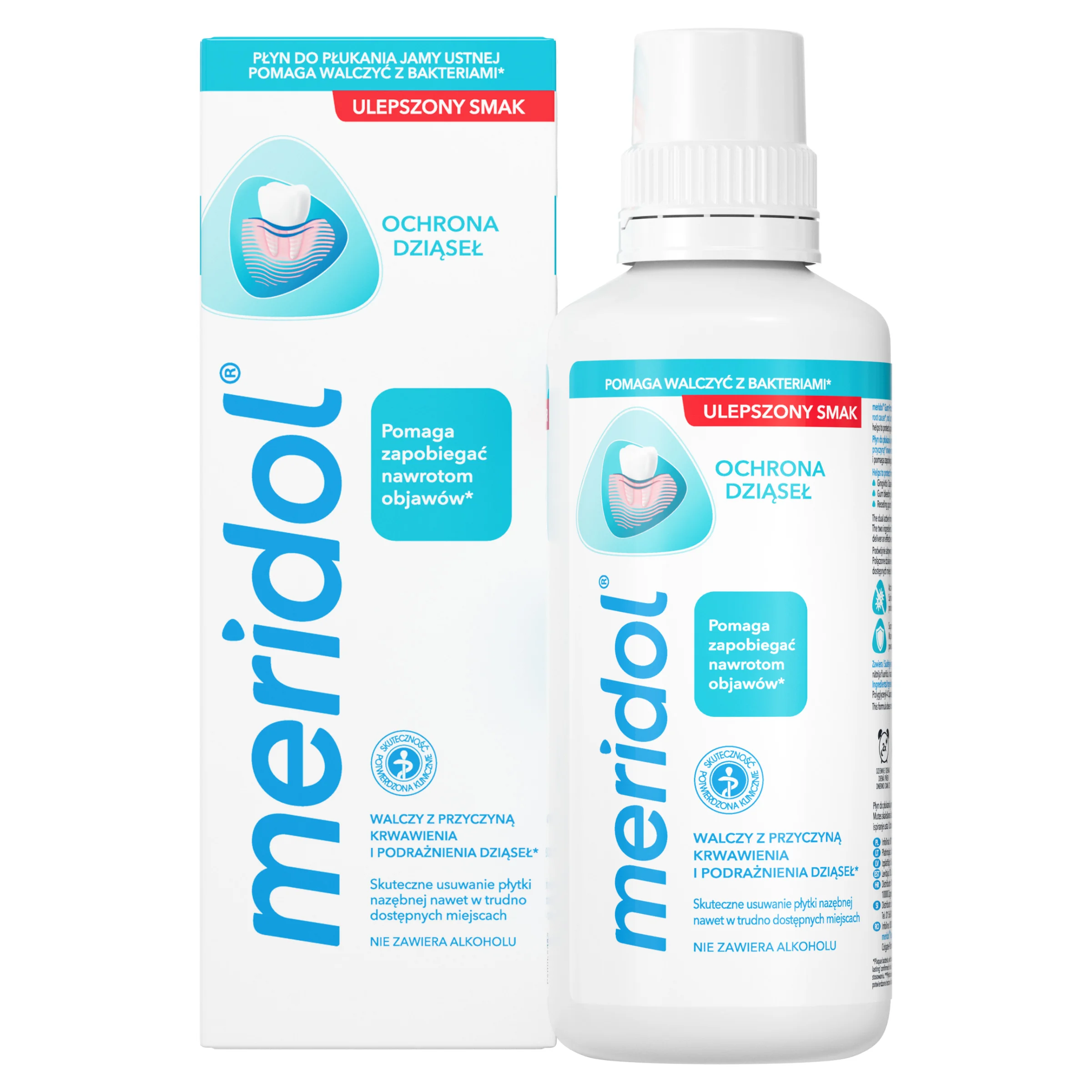 Meridiol Ochrona Dziąseł płyn do płukania jamy ustnej, 400 ml