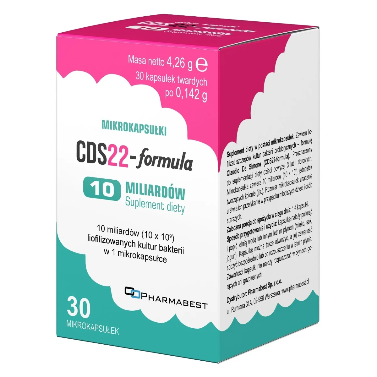 CDS22-formula mikrokapsułki 10 miliardów, 30 sztuk