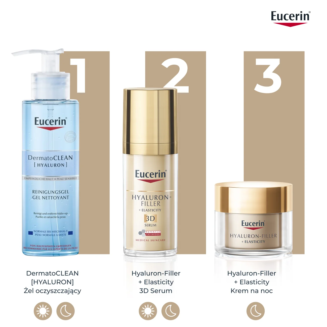 Eucerin Hyaluron-Filler + Elasticity Krem na noc, 50 ml
