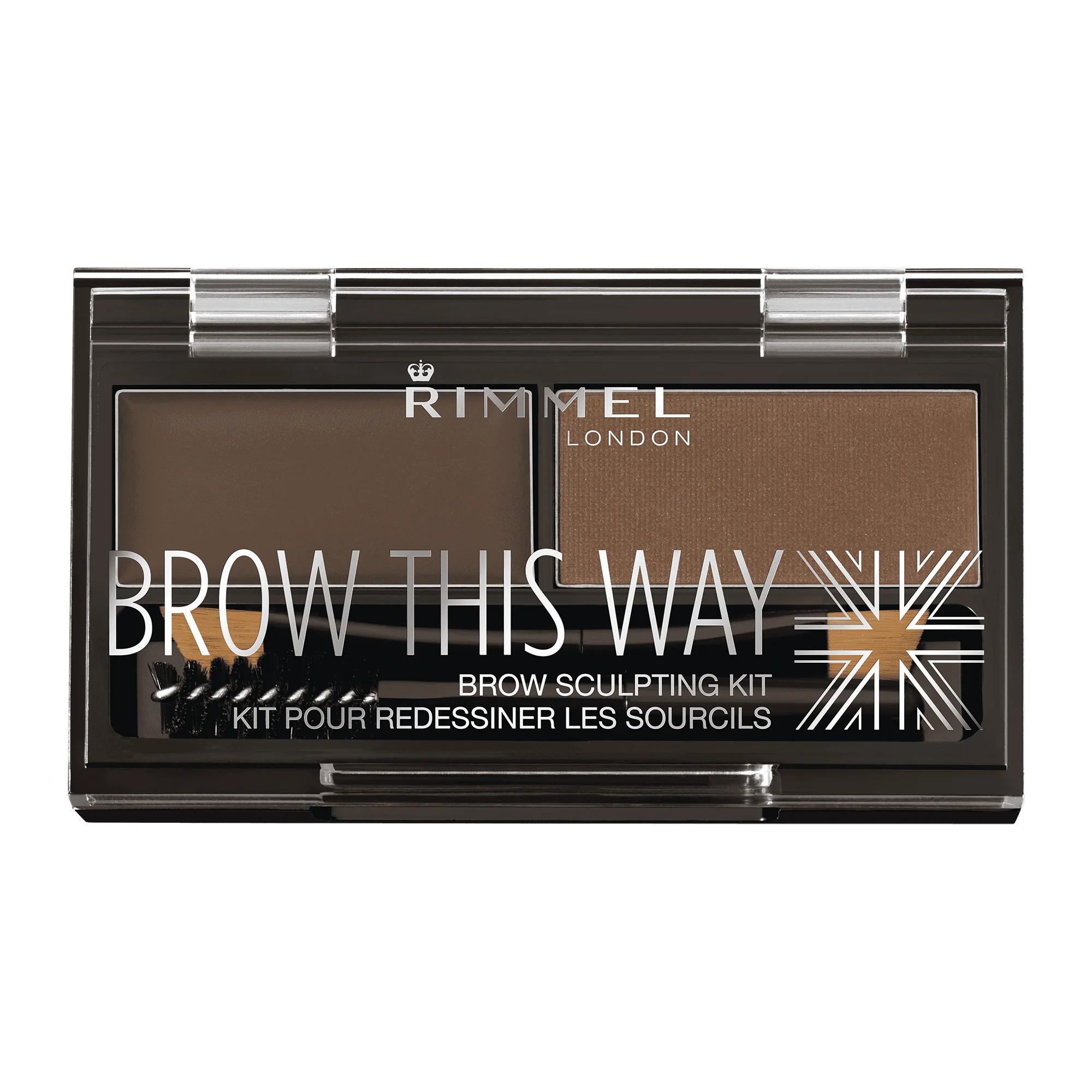 Rimmel Brow This Way paletka do brwi 003 Dark Brown, 1,3 g