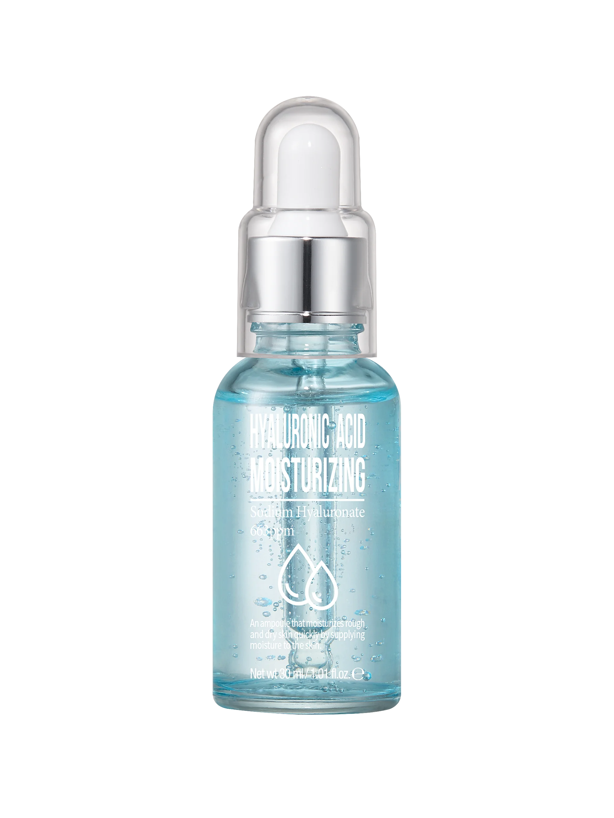 Esfolio Ampułka do twarzy nawilżająca, kwas hialuronowy, 30 ml