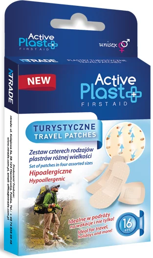 Active Plast plastry turystyczne, 16 szt.