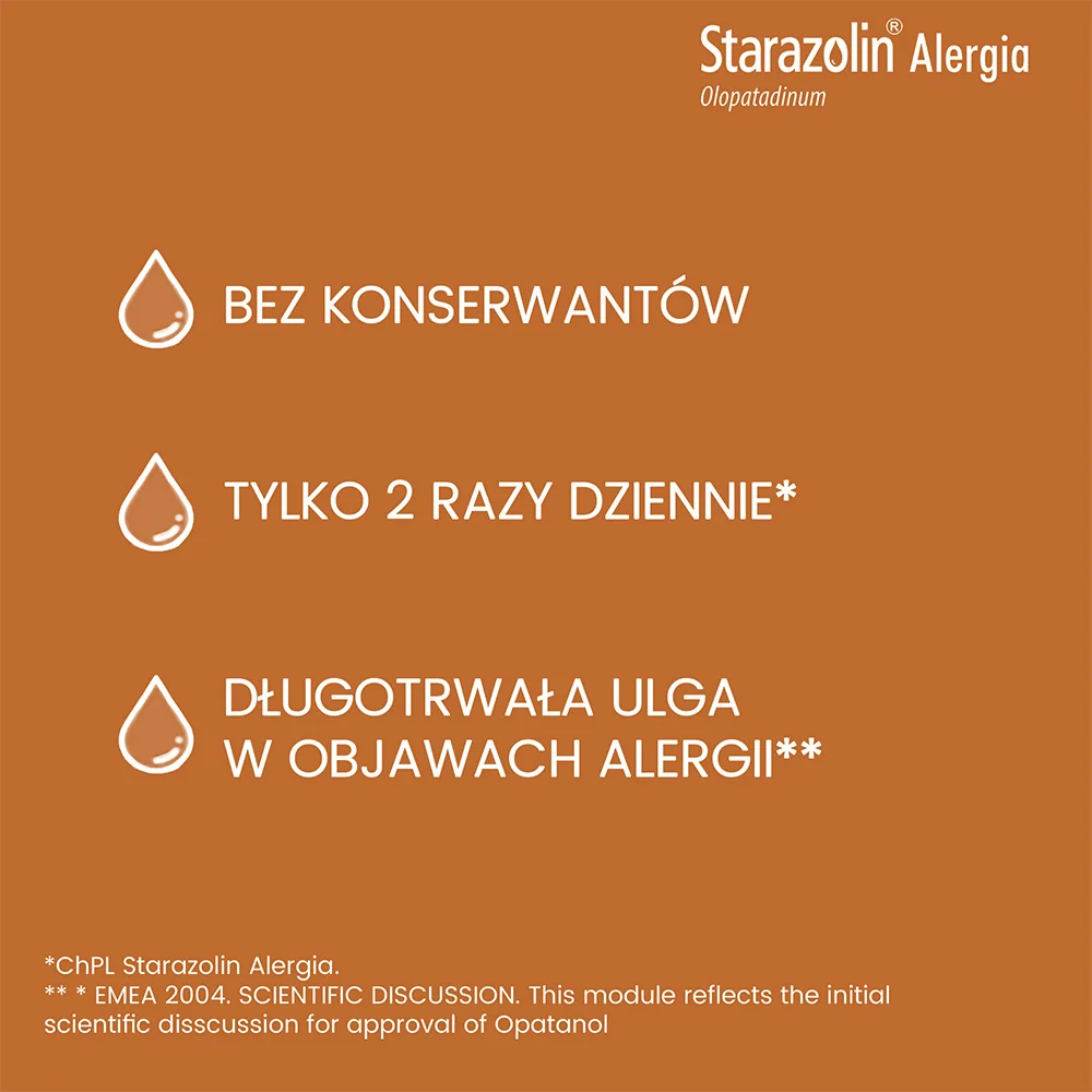 Starazolin Alergia 1 mg/ml, krople do oczu, 5 ml