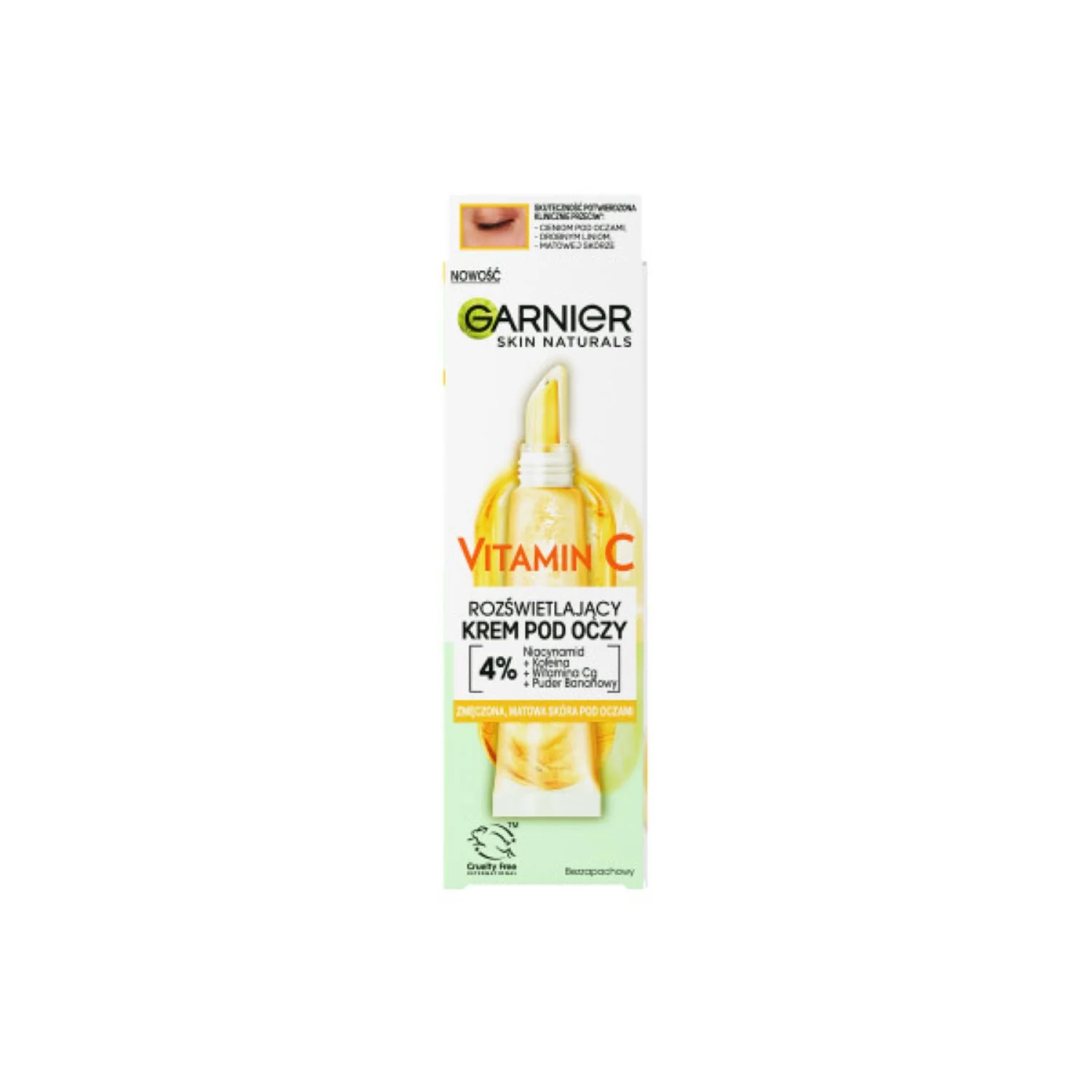 Garnier Skin Naturals Vitamin C rozświetlający krem pod oczy, 15 ml