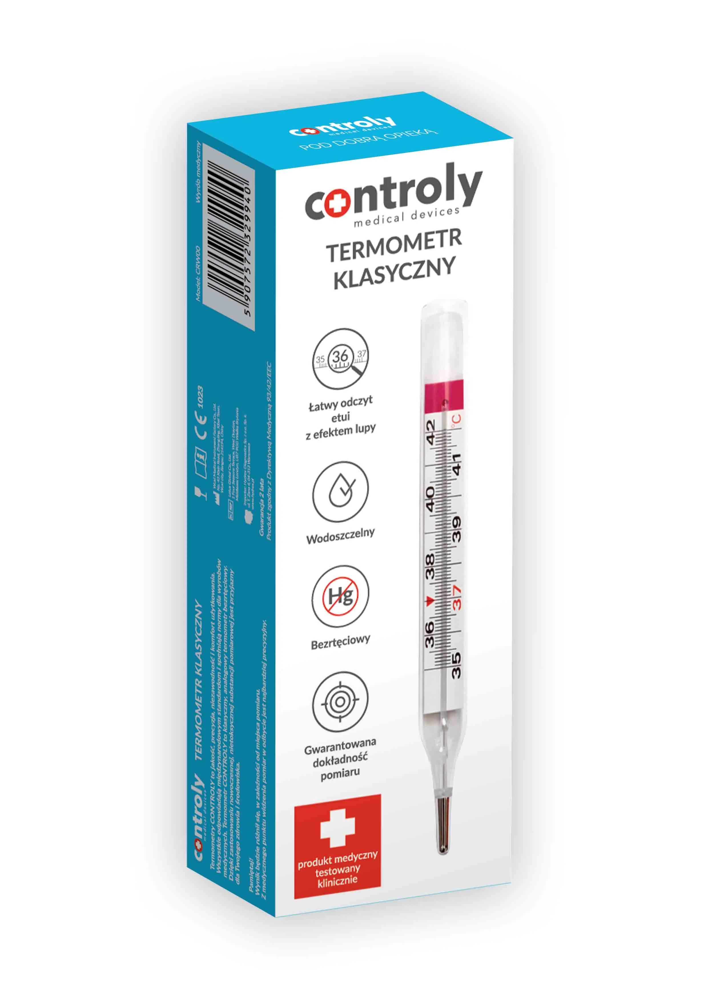 Controly Termometr klasyczny 1 sztuka