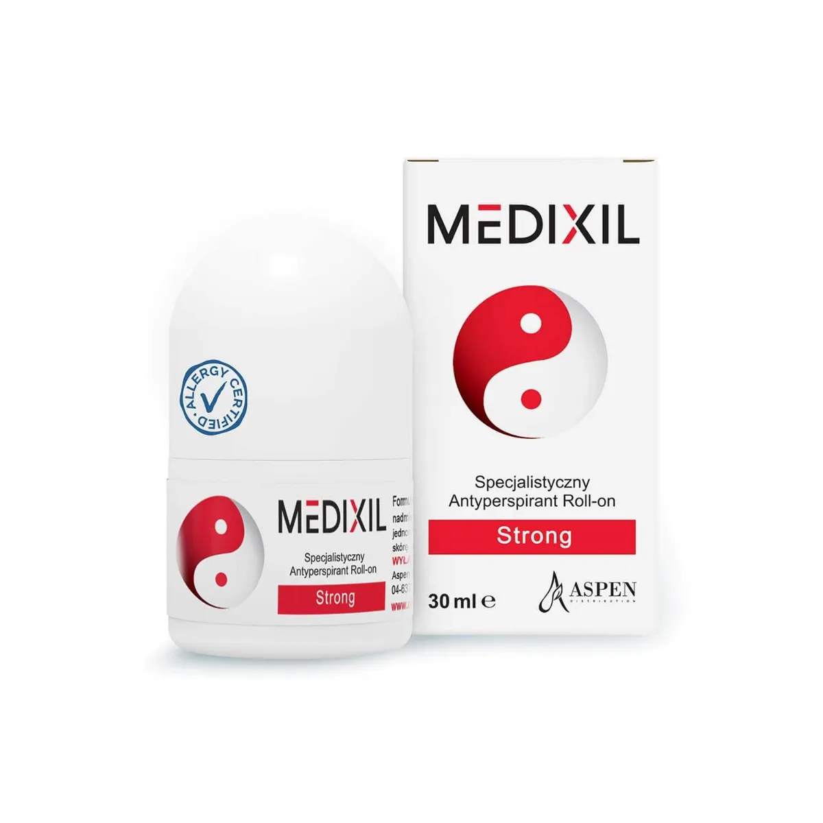 Medixil Strong, antyperspirant roll-on, 30 ml