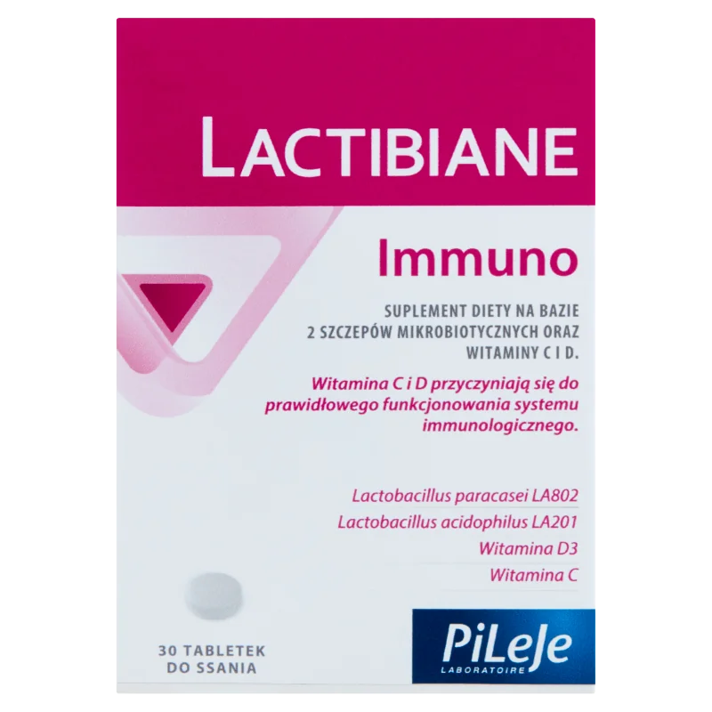 Lactibiane Immuno suplement diety, 30 tabletek do ssania