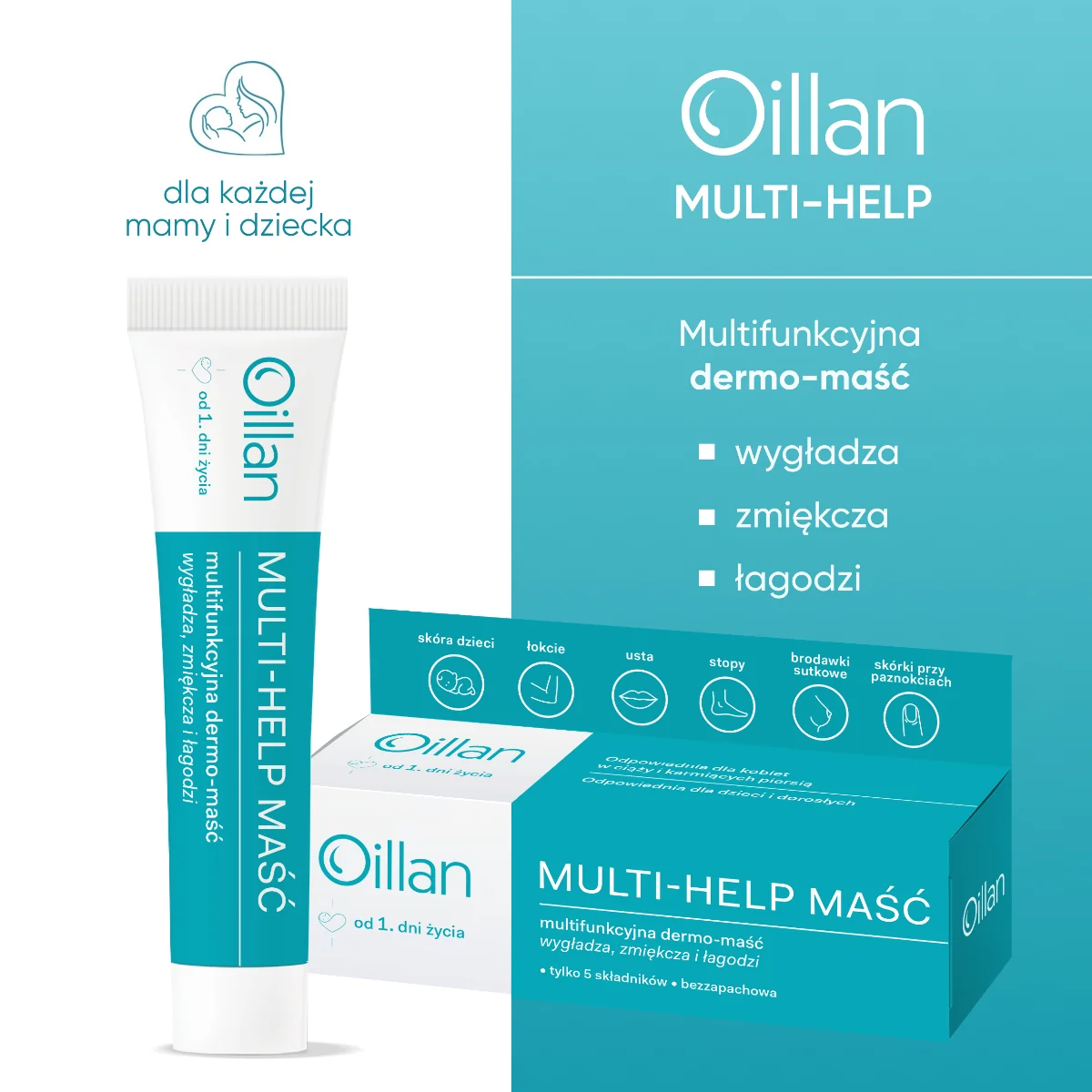 Oillan Multi-Help Multifunkcyjna dermo-maść, 12 g