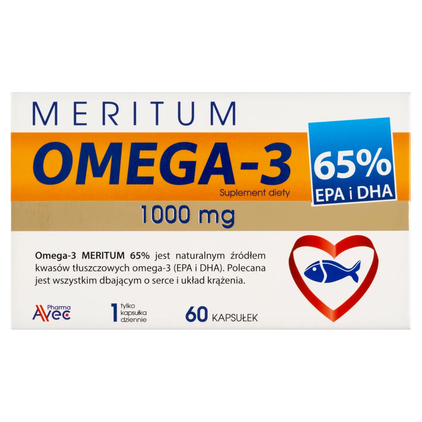 Omega-3 Meritum 1000 mg 60 kapsułek