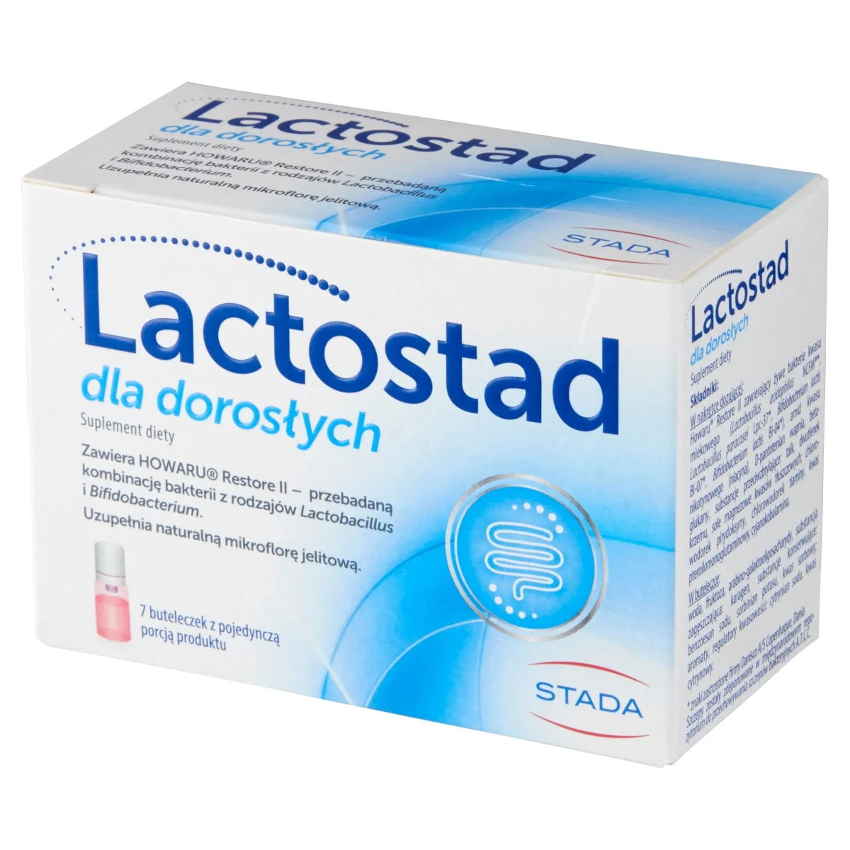Lactostad dla dorosłych suplement diety, 7 buteleczek