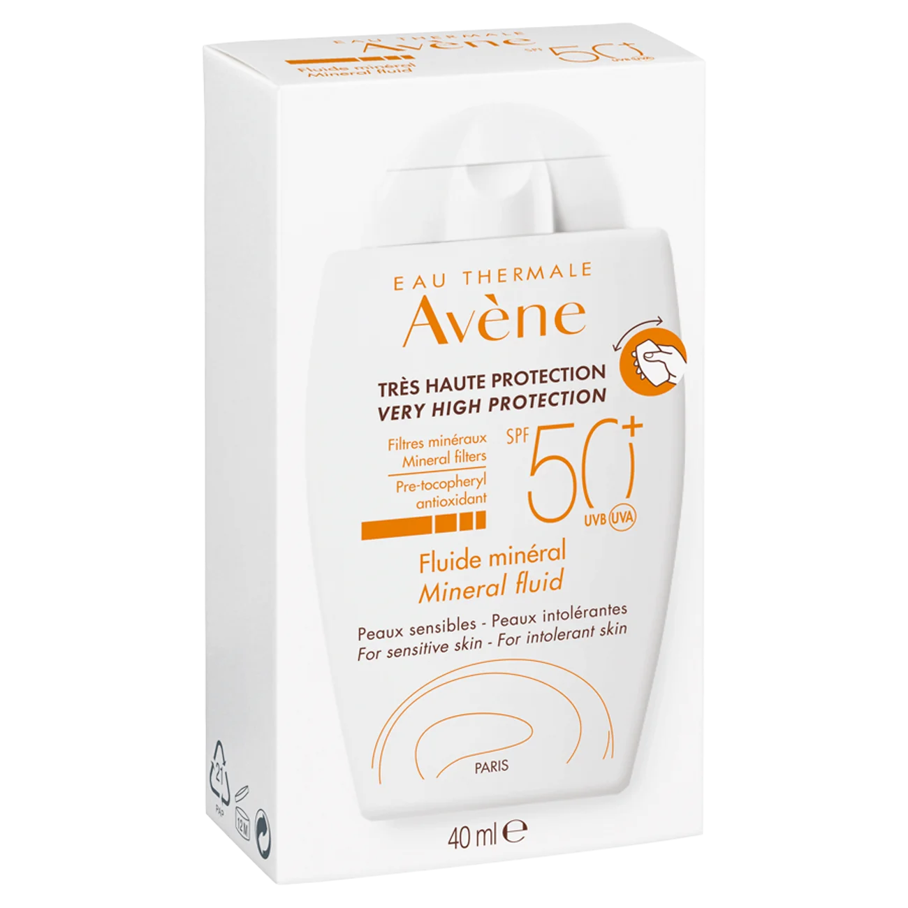 Avene Fluid mineralny SPF50+, 40ml fluid mineralny SPF 50+, 40 ml