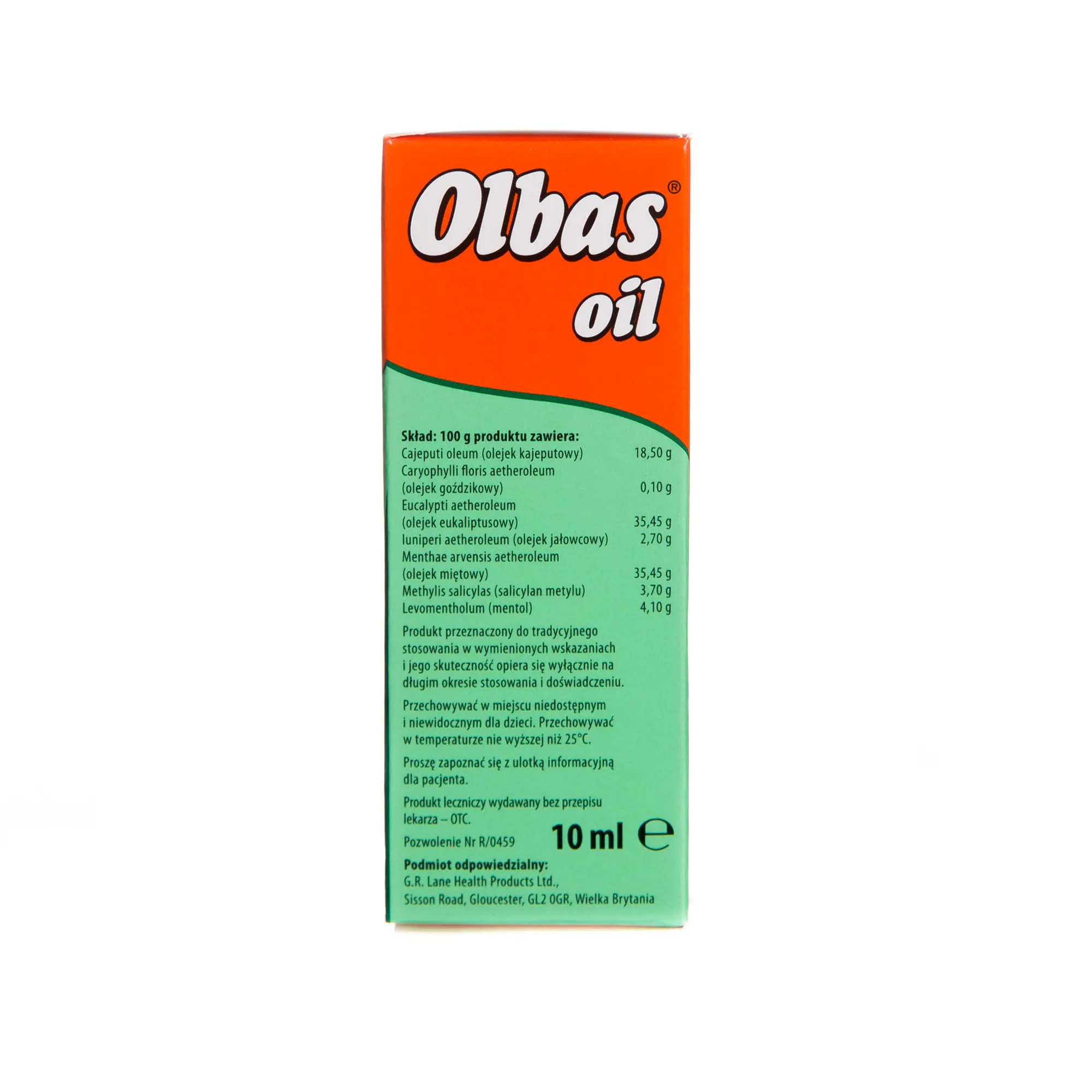 Olbas oil, płyn do sporządzania inhalacji parowej, 10 ml 