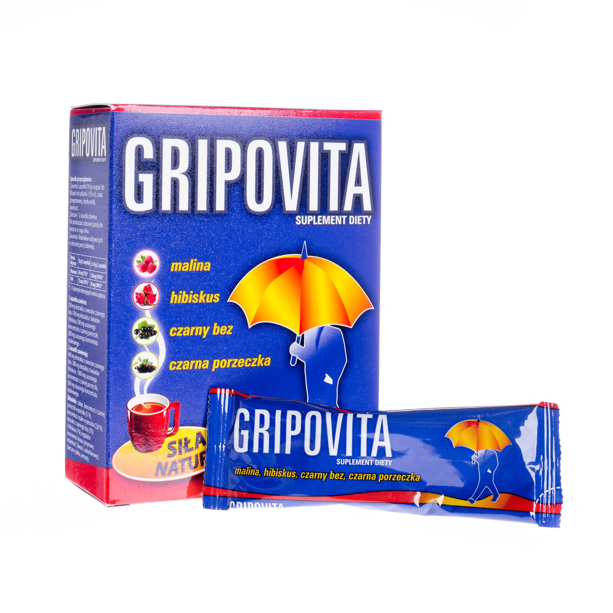 Gripovita, suplement diety, 10 saszetek 