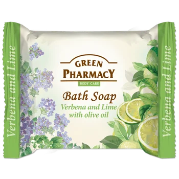 Green Pharmacy mydło w kostce werbena, limonka i oliwa z oliwek, 100 g
