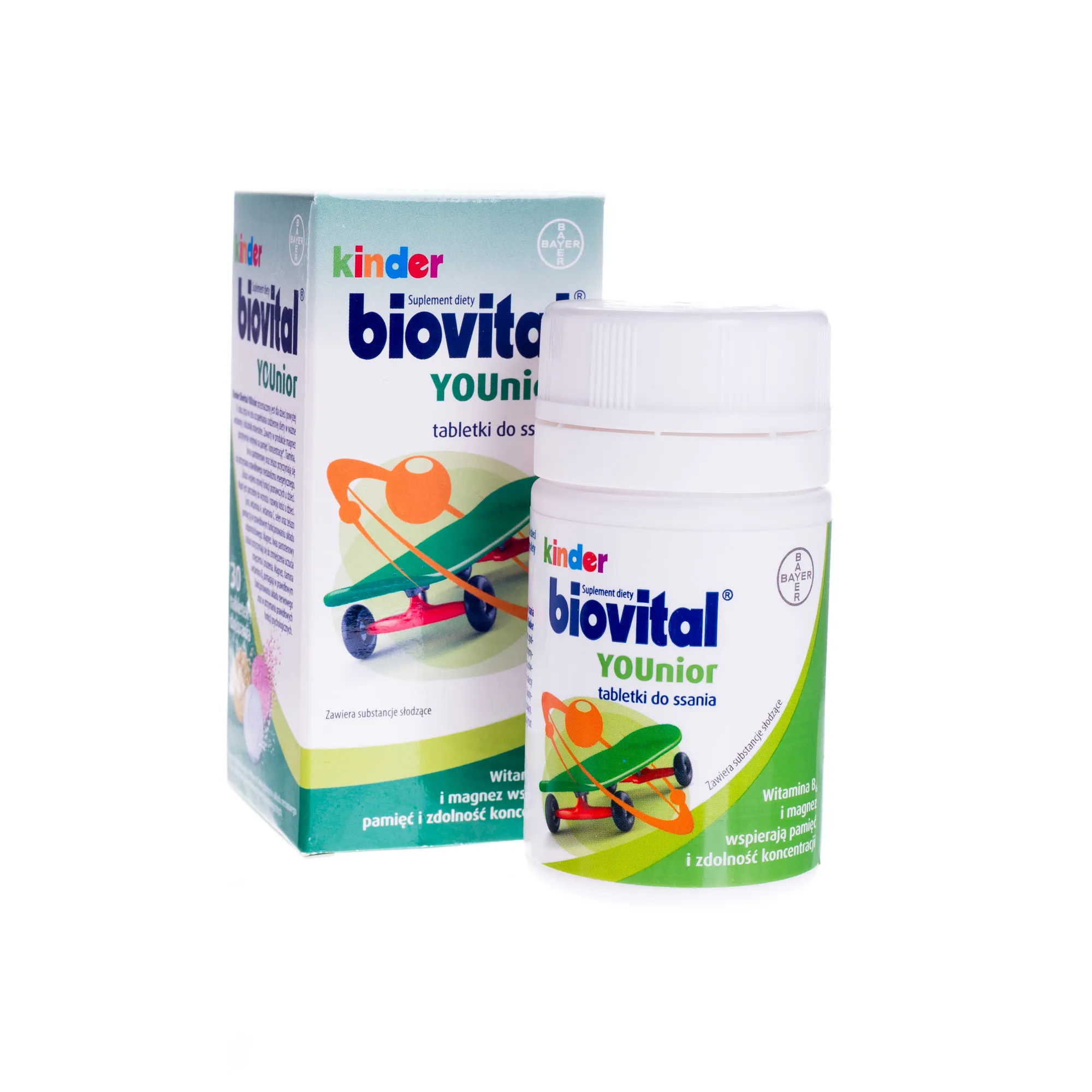 Kinder, Biovital Younior, tabletki do ssania, 30 szt. 