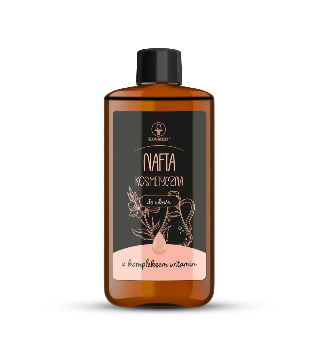 Kosmed nafta kosmetyczna z witaminami do włosów, 150 ml