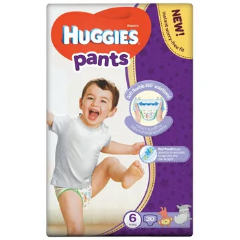 Huggies Pants, pieluchomajtki, rozmiar 6, 15-25 kg, 30 sztuk 
