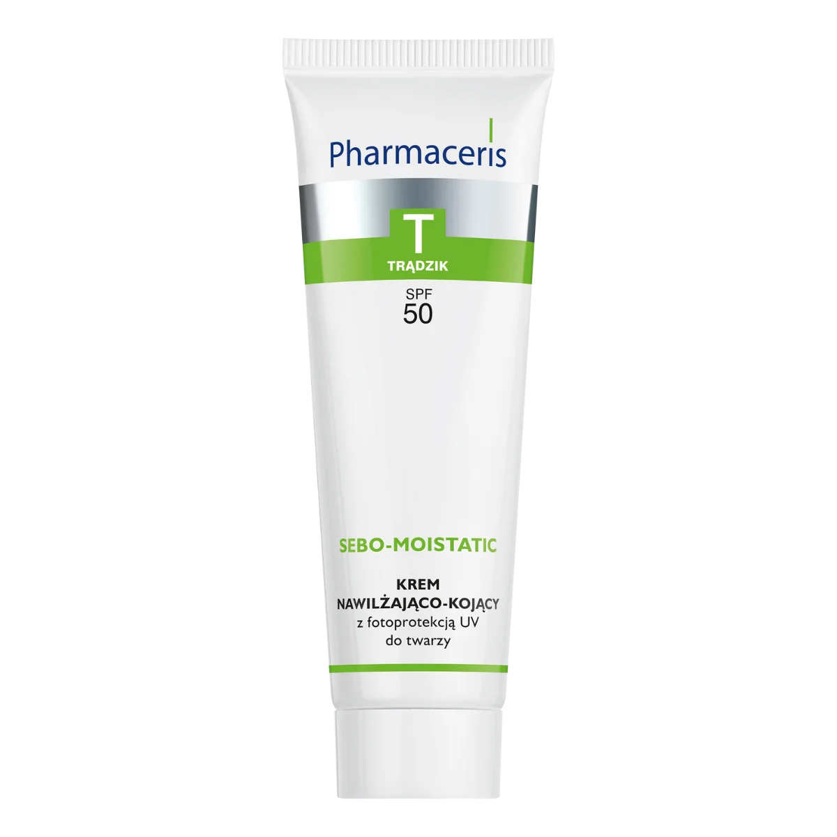 Pharmaceris T Sebo-Moistatic krem nawilżająco-kojący do twarzy SPF 50, 50 ml