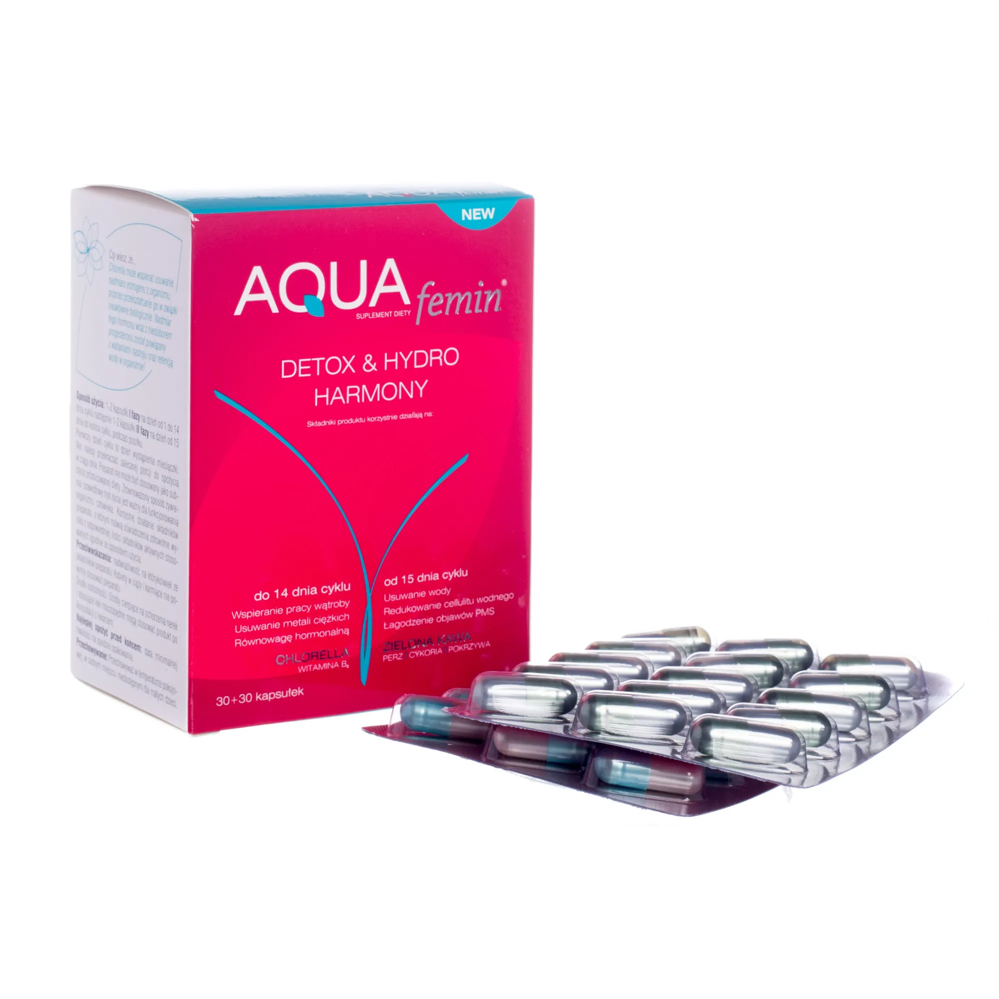Aqua-femin , 30 + 30 kapsułek 