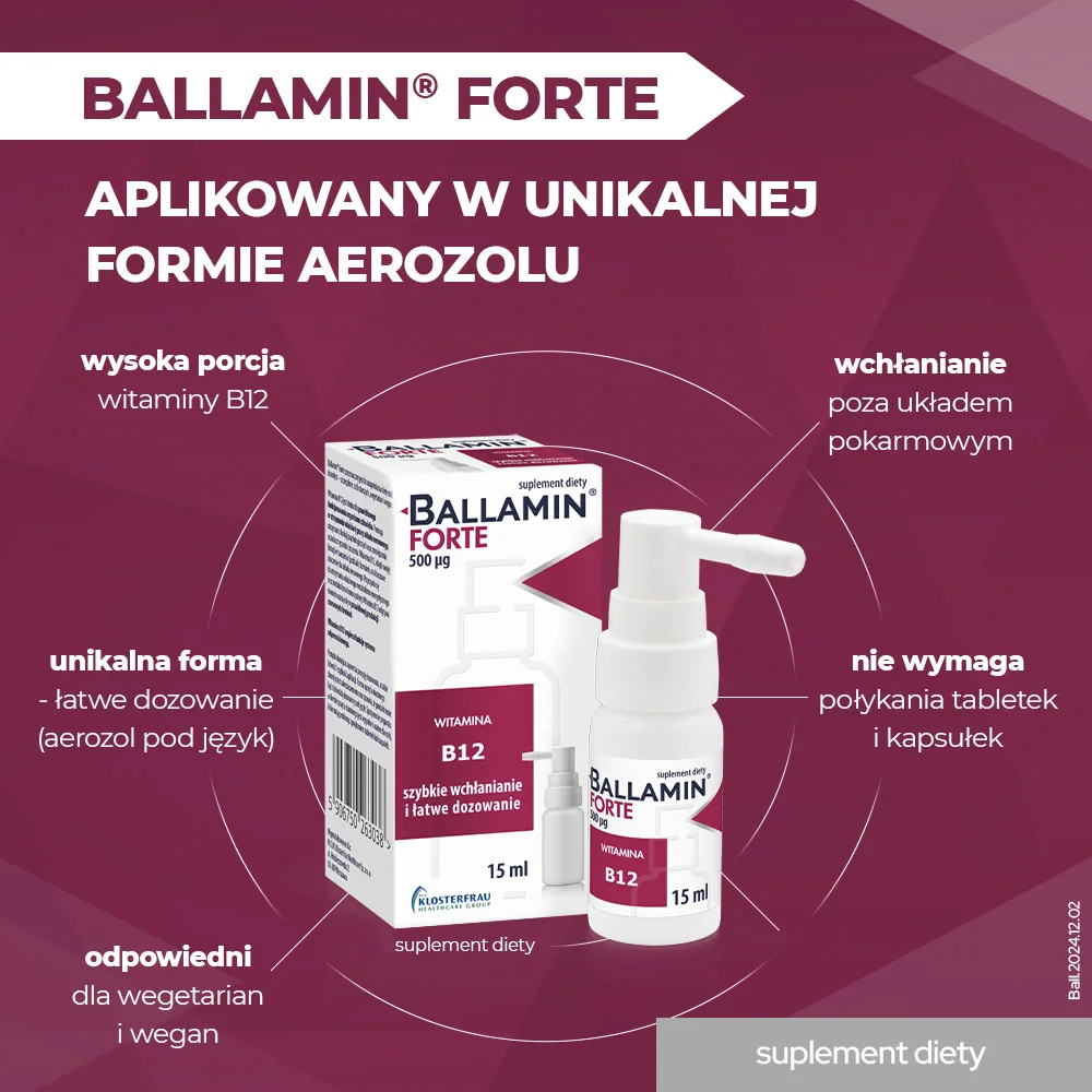 Ballamin Forte spray do ust, 15 ml| drmax.pl | Dr. Max
