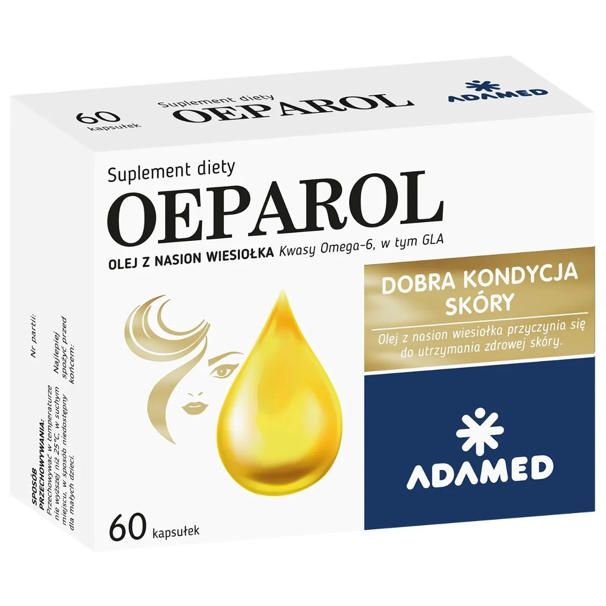 Oeparol olej z nasion wiesiołka, 60 kapsułek