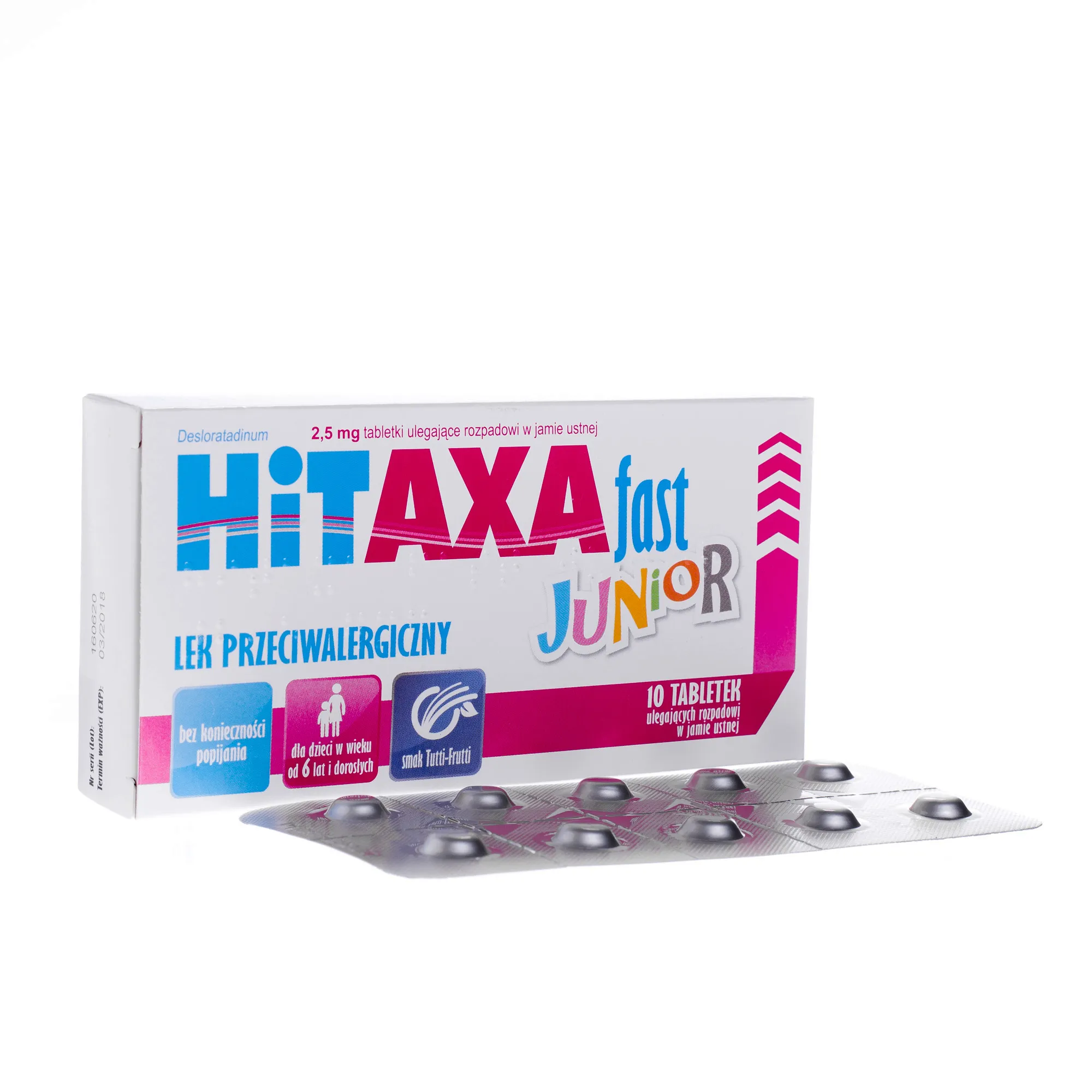 HITAXA fast junior, 10 tabletek