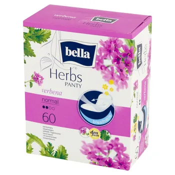 Bella Panty Normal Herbs Verbena, wkładki higieniczne, 60 sztuk 