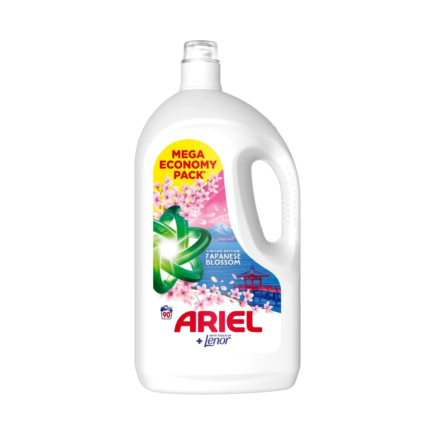 Ariel Liquid Detergent Japanese Blossom żel do prania, 90 prań, 4,05 l